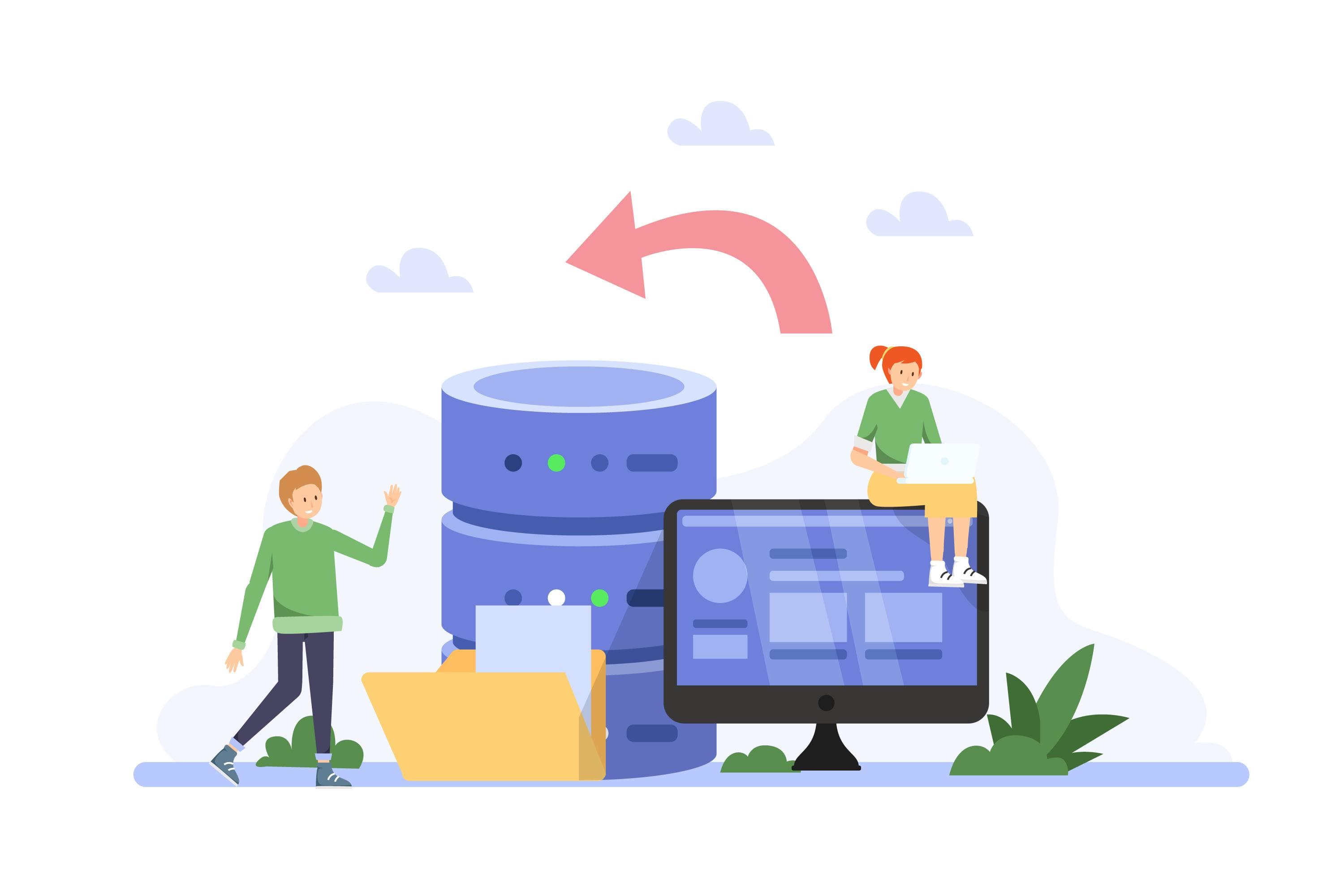 Two-column table comparing raw vs normalized business data fields