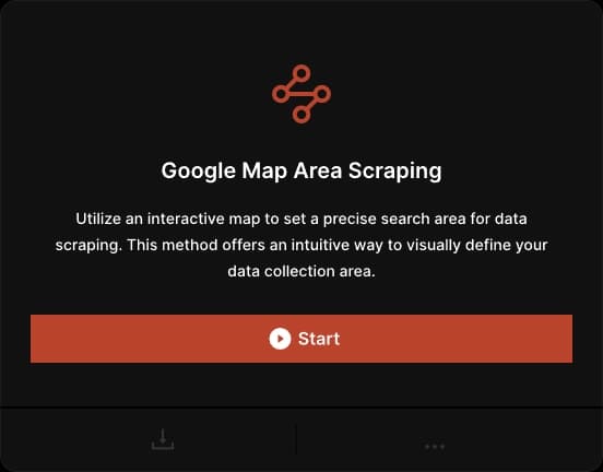 Area Scraping Example