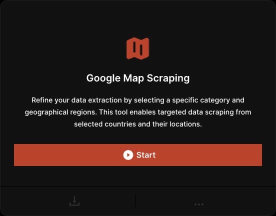 Google Maps Scraping