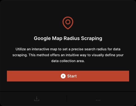 Radius Scraping Example